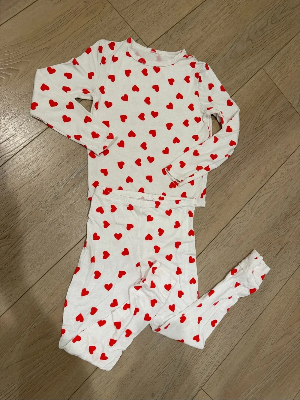 Skims kids Heart Pajama Set